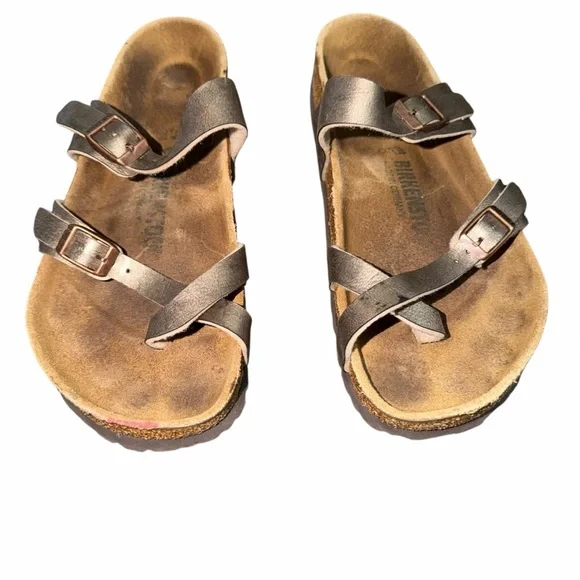 Birkenstock Mayari Graceful Taupe Sandals EU 39 US Women’s 8 - Picture 2 of 5